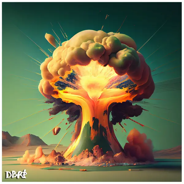 The Mushrook Cloud: a colourful mushroom-shaped cloud
