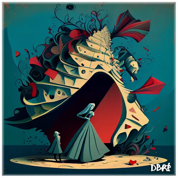 Ludmilla's Mansion: a surreal storybook scene