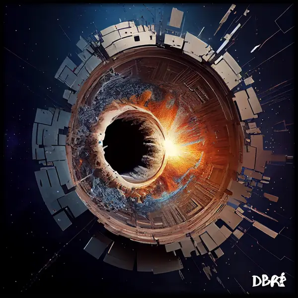 A hole ripped in space-time