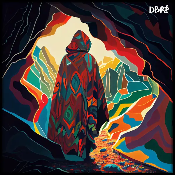 Poncho Ponder: a figure in a colourful poncho
