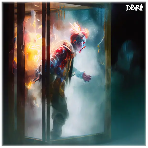 Help, my box is on fire: a clown in a burning box