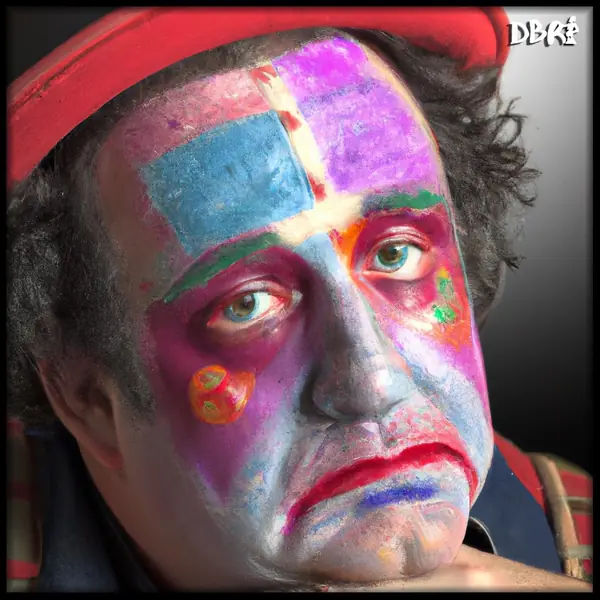 Colin the sad clown