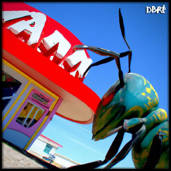 A giant ant that came from the desert