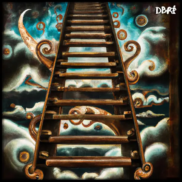 A stairway into the clouds